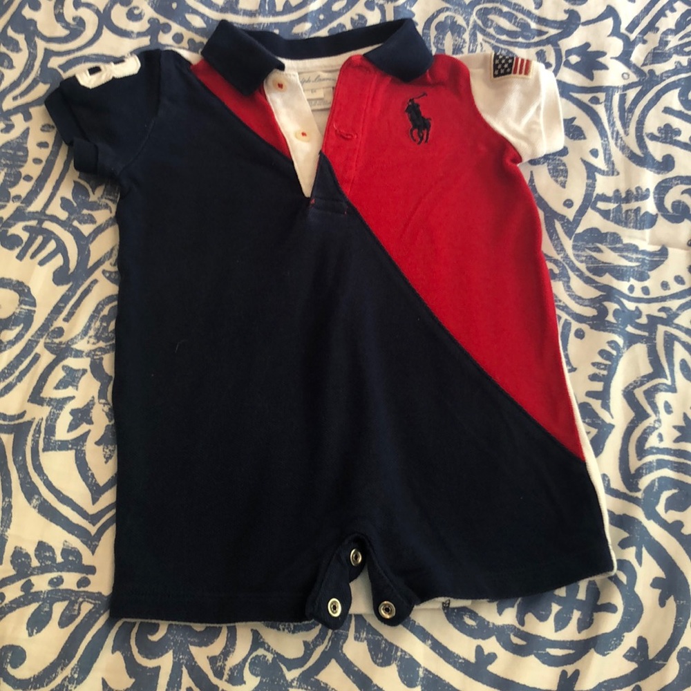 EUC Ralph Lauren one piece outfit